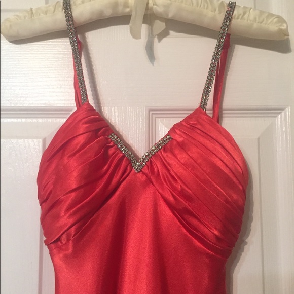 Cache Burnt Orange Evening Gown - Picture 2 of 8